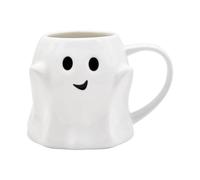 Halloween Ghost Mug | Ceramic Drinkware, Cold Hot Beverage Drinkware | 14x10x10cm/5.51x3.94x3.94 Inches Halloween Coffee Cup 3D Ghost For Chocolate Tea Water