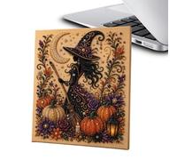 Halloween Ghost Pearl Art DIY Kit - 3D Mosaic Craft Set | 8x8 In Canvas
