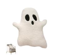 Halloween Ghost Plush Pillow Cute Ghost Cushion Soft Throw Pillow 1 Piece