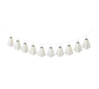 Halloween Ghost String Lights - Glowing Lace Garland | Warm White LED