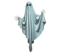 Halloween Ghosts Outdoor - Spooky Lighted Floating Decorations, 43.3x19.6x4.33inch Ghost Party Ornament for Front Door Yard Patio Lawn Garden Pathway Home Wall Display Use
