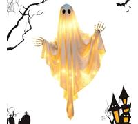 Halloween Ghosts Outdoor, Spooky Lighted Floating Ghost Ornament