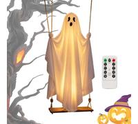 Halloween Ghosts Outdoor - Spooky Swing Giant LED Lights Ornaments