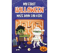 Halloween Gifts For Kids Boys, Girls: Halloween Maze Book For Kids: Featuring +98 Puzzles To Boost Children's Brain Power Age 4-8, 6-8