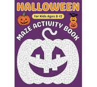 Halloween Gifts for Kids : Halloween Maze Book for kids Ages 8-12: A Fun and Creative Pumpkins Activity Book for Boys and Girls