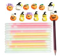 Halloween Glow Sticks with Pen Topper 12 Pieces Safe Vibrant Bright