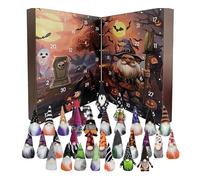 Halloween Gnome Advent, Countdown Calendar Doll, Festive Gnome Decoration, Soft Plush Material Hanging Pendant for Kids Home Party Family Display, 8.27x8.27x3.54 Inches