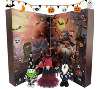 Halloween Gnome Countdown Calendar 2025,Gnome Advent Calendar Surprise Set,Horror Cute Mini Gnomes Countdown Calendars for Halloween Home Decorations Gift