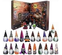 Halloween Gnome Countdown Calendar 2025,Gnome Advent Calendar Surprise Set,Horror Cute Mini Gnomes Countdown Calendars for Halloween Home Decorations Gift