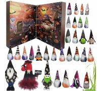Halloween Gnome Countdown Calendar 2025,Gnome Advent Calendar Surprise Set,Horror Cute Mini Gnomes Countdown Calendars for Halloween Home Decorations Gift