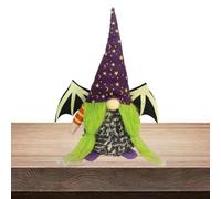 Halloween Gnome - Luminous Bat Wings Faceless Doll & Spooky Figurine