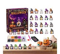 Halloween Gnome Mosaic Advent Kit 31 Day Bead Painting Countdown Craft
