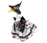 Halloween Goose Outfit Witch Hat Pumpkin Dress Sturdy Thanksgiving Decor