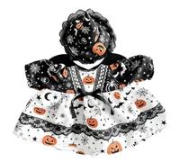Halloween Goose Outfit Witch Hat Pumpkin Dress Thanksgiving Decoration