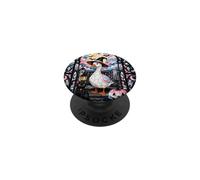Halloween Goose Stained Art Trans Pride Witch Transgender PopSockets PopGrip Adesivo
