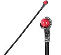 Halloween Gotico Bastone da passeggio Accessori per costume da vampiro Scettro da faraone Accessori per costume Bacchetta da strega Bastone da passeggio Dolcetto o scherzetto Cosplay Dress Up Party