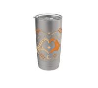 Halloween gotico Witchcore scheletro strega cuore Halloween Bicchiere termico in acciaio inox doppia parete