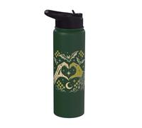 Halloween gotico Witchcore scheletro strega cuore Halloween Stainless Steel Insulated Water Bottle
