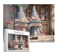 Halloween Grandma - Puzzle da 1000 pezzi per adulti Comunità Stage Performing Arts puzzle impegnativo giochi di attività familiari colorati fai da te puzzle per decorazioni per la casa regali 68 x 50