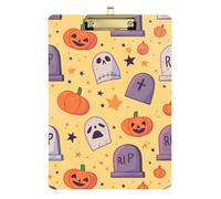 Halloween Gravestone e modello zucca Appunti Cartella File padfolio impermeabile per allenatori