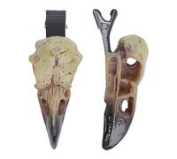 Halloween Hair Clips - Hair Styling Spooky Resin Barrette, Animal Skull Hair Clips | Decorative Cosplay Hairpins, Costume Accessory For Haunted House, Day Of The Dead, Halloween