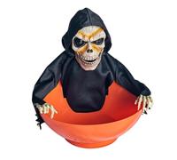 Halloween Halloween Candy Holder | Animated Skeleton Holiday Decor | Scream