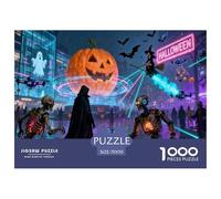 Halloween Halloween Puzzle Adulti Festival Night Darkness Mysterious Creative All Saints' Day A Forma Casuale Regalo Bambini Di Età 3 - 5 4 - 8 Anni E Alti 70x50cm/1000pcs