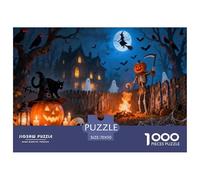 Halloween Halloween Puzzle Per Gioco Familiare Festival Night Darkness Mysterious Creative All Saints' Day A Forma Casuale Regalo Bambini Di Età 3 - 5 4 - 8 Anni E Alti 70x50cm/1000pcs