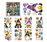 Halloween Halloween Window Clings | 9 Sheets Spooky Cute Gnome Party Suppli