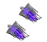 Halloween Hanging Specters Decorazione Con Luce LED E Braccia Regolabili Per Interni Esterni Inquietanti Decors Del Partito ABS Halloween Appeso Spettri