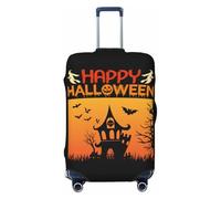 Halloween Happy E Travel Luggage Covers - Elasticità Valigie Coperture Protettive per bagagli 45-81 cm, Nero , L