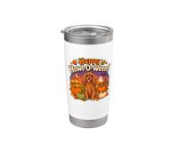 Halloween Happy Howl O Ween Ruby Cavalier Spaniel Dog Lover Bicchiere termico in acciaio inox doppia parete