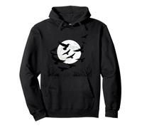 Halloween Harbingers Ravens Prendere Il Volo Insieme Felpa con Cappuccio