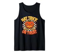 Halloween Hat Trick Or Treat Hockey su Ghiaccio Canotta