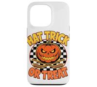 Halloween Hat Trick Or Treat Hockey Su Ghiaccio Custodia per iPhone 13 Pro