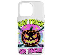 Halloween Hat Trick Or Treat Hockey Su Ghiaccio Custodia per iPhone 14 Pro Max