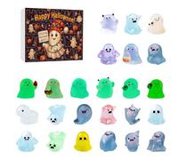 Halloween Haunted Countdown Calendar Resin Ghost Decorations Avvent Calendar (F)
