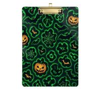 Halloween Haunted Jungle Leopard Print Over The Bed clipboard Foro standard per i compiti a casa Pediatrico Dimensioni 9 x 12