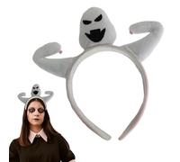 Halloween Head Band - Bande per capelli horror | Hoop per capelli ispirato a fantasmi | Costumi di Halloween spettrali | Chiesa fantasma leggero per donne, vestiti per la festa del cosplay femminile