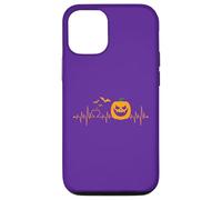 Halloween Heartbeat Spaventoso Spettrale Zucca Jack O Lanterna Custodia per iPhone 12/12 Pro