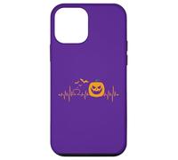 Halloween Heartbeat Spaventoso Spettrale Zucca Jack O Lanterna Custodia per iPhone 12 mini
