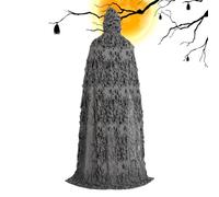 Halloween Hooded Cloak, Breathable Rags Robes Cosplay Costume, Unisex Haunted House Dress-Up for Women Men Kids, Role Play, Theater, Photoshoots, Parties, Halloween Events, Fun