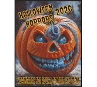Halloween Horror 2026: Wordsearch Puzzle with Easy-to-Read Print about Ghost, Scary Clowns, Halloween Themed and more... | 8.5x11 inches | 50+ ... Adults, Vacation, bathroom material