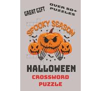 HALLOWEEN/HORROR CROSSWORD: HALLOWEEN/HORROR CROSSWORD PUZZLES: HORROR CROSSWORD BOOK EASY TO READ PRINT, 6X9, 120 PAGES, PAPERBACK, GIFTS FOR VACATIONS AND HOLIDAYS.. FUN FOR EVERYONE