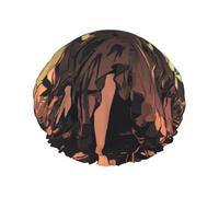 Halloween Horror Cuffie da doccia da donna riutilizzabili grande cuffia da doccia da uomo Quickdry cura capelli lunghi corti bambini bagno