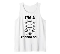 Halloween Horror Funny Quote I'm a Voodoo Doll Canotta