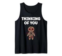 Halloween Horror Funny Quote Thinking of You Voodoo Doll Canotta