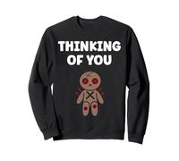 Halloween Horror Funny Quote Thinking of You Voodoo Doll Felpa