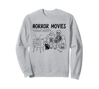 Halloween Horror Movies Anatra Fantasma Costume Scheletro Cat Fun Felpa