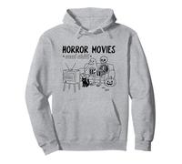 Halloween Horror Movies Anatra Fantasma Costume Scheletro Cat Fun Felpa con Cappuccio